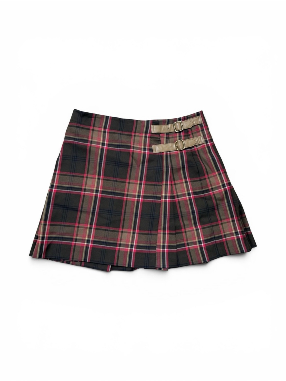 Y2K Tommy Plaid Pleated Mini Skirt